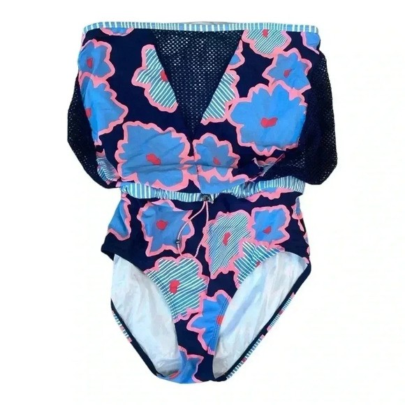 Anne Cole Locker One Piece Swimsuit size 10 - Picture 1 of 5